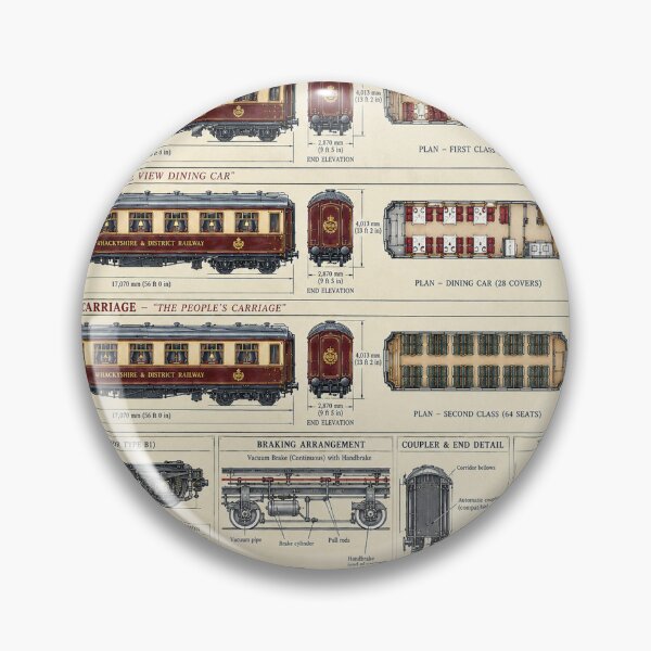 Item preview, Carriages of the Whackyshire and District line  designed and sold by designbywhacky.