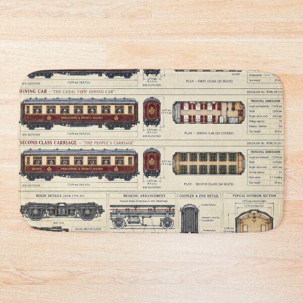 Item preview, Carriages of the Whackyshire and District line  designed and sold by designbywhacky.