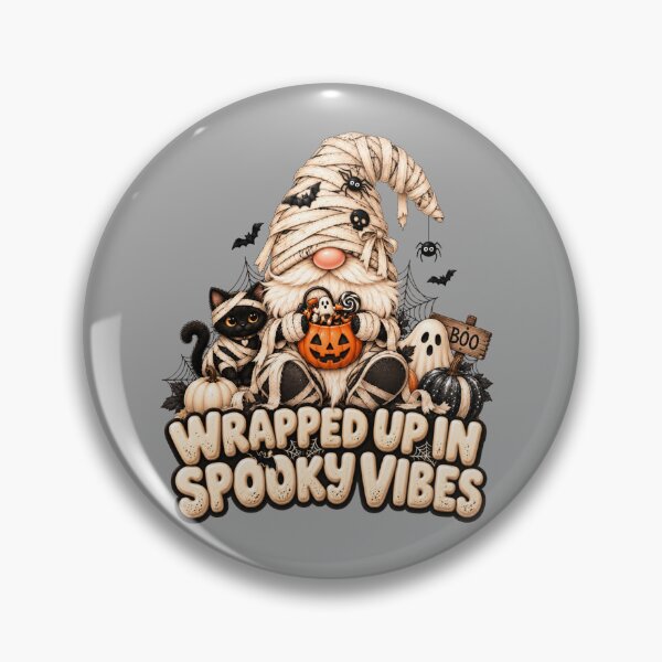 Item preview, Wrapped Up in Spooky Vibes – Cute Mummy Gnome Halloween Design designed and sold by Gapanaart.