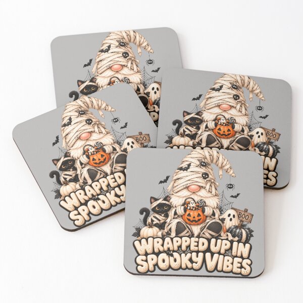 Item preview, Wrapped Up in Spooky Vibes – Cute Mummy Gnome Halloween Design designed and sold by Gapanaart.