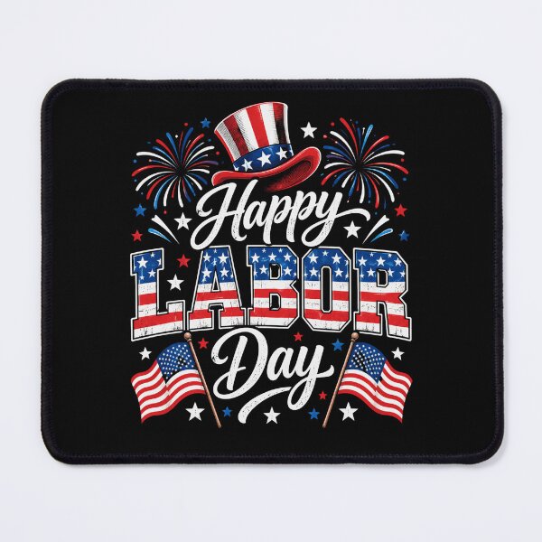 Item preview, Labor Day Patriotic Fireworks Flag Hat Celebration designed and sold by ROUX-ART.