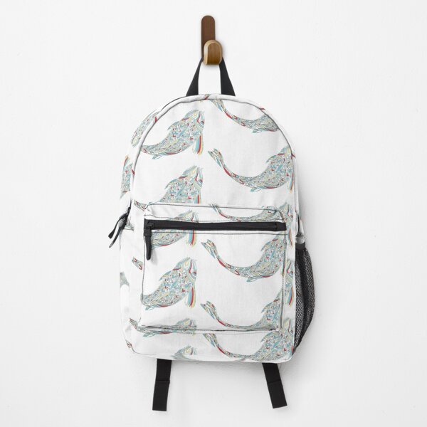 Item preview, Pale Blue & Red Koi Fish - Abstract Japanese Fish Art designed and sold by iampaulmorris.