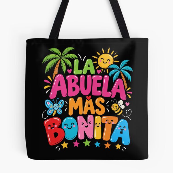 Item preview, fiesta abuela bonita colorful tropical grandma art designed and sold by ROUX-ART.