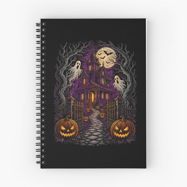 Item preview, Vintage Halloween Spooky Scene Retro Pumpkin Scary Season designed and sold by Byhergawaa.