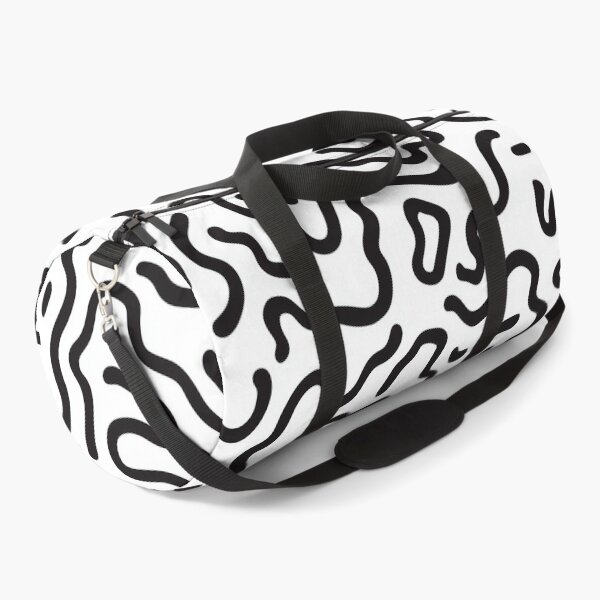Item preview, Black and White Squiggle Doodle Pattern designed and sold by ArtistUpsale.