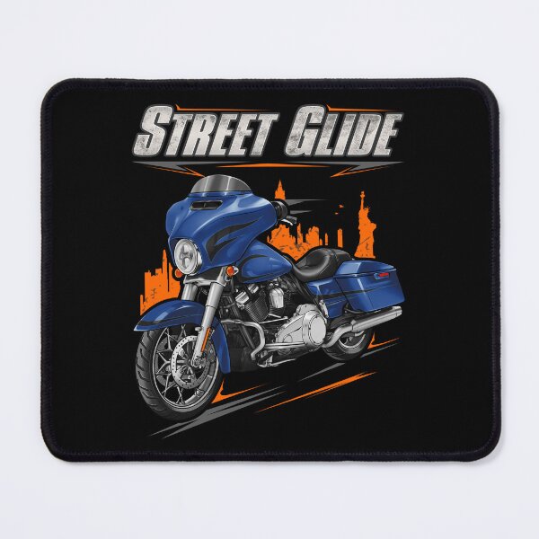 Item preview, Motorcycle Street Glide FLHX & FLHXI 2014 Daytona Blue Pearl for Motorcycle Riders designed and sold by MotoApparelHub.