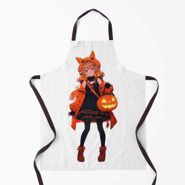 Item preview, Cute Orange and Black Anime Witch – Halloween Witch designed and sold by AnimDream .