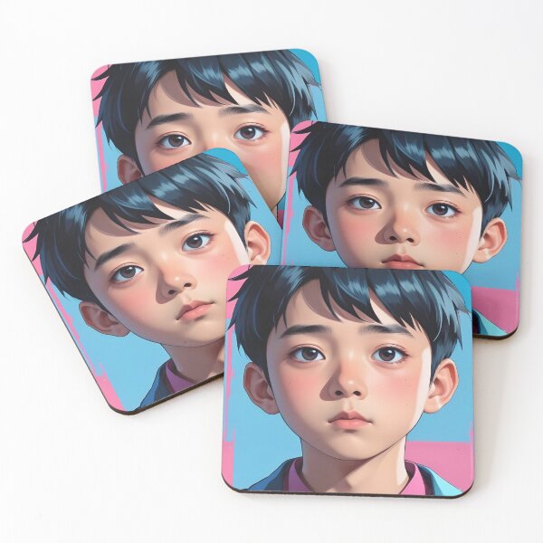 Item preview, Anime boy in close-up portrait designed and sold by peterhlorenz.