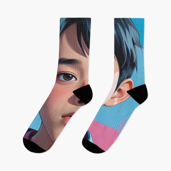 Item preview, Anime boy in close-up portrait designed and sold by peterhlorenz.