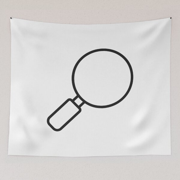 Aperçu de l'œuvre Magnifying Glass Line Icon créée et vendue par VectorForge Studio.