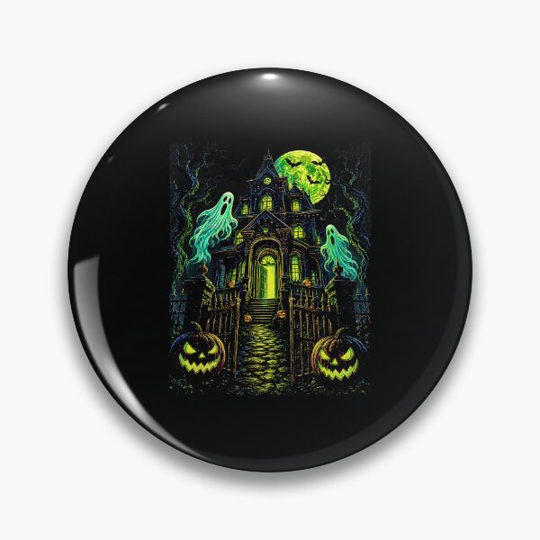 Item preview, Vintage Halloween Spooky Scene Retro Pumpkin Scary Season designed and sold by Byhergawaa.