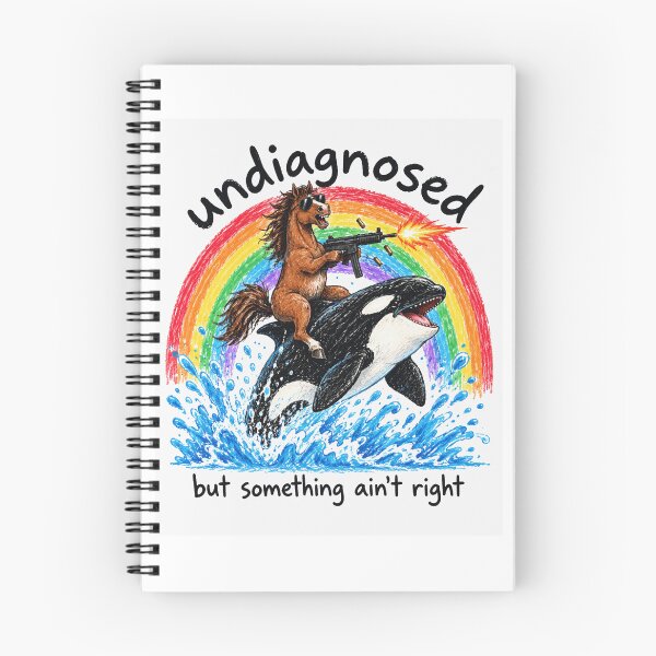 Item preview, Horse Anti Hero Orca Rainbow Splash Graphic designed and sold by ROUX-ART.