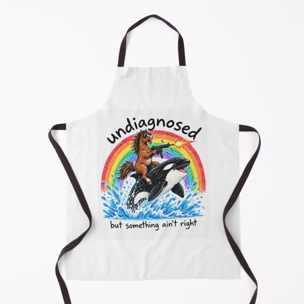 Item preview, Horse Anti Hero Orca Rainbow Splash Graphic designed and sold by ROUX-ART.