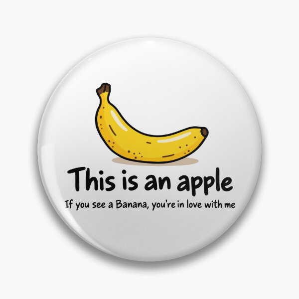 Item preview, This Is an Apple Banana Funny Fruit Joke designed and sold by MonkiFlipp.