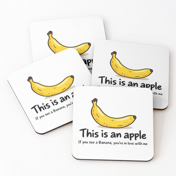 Item preview, This Is an Apple Banana Funny Fruit Joke designed and sold by MonkiFlipp.
