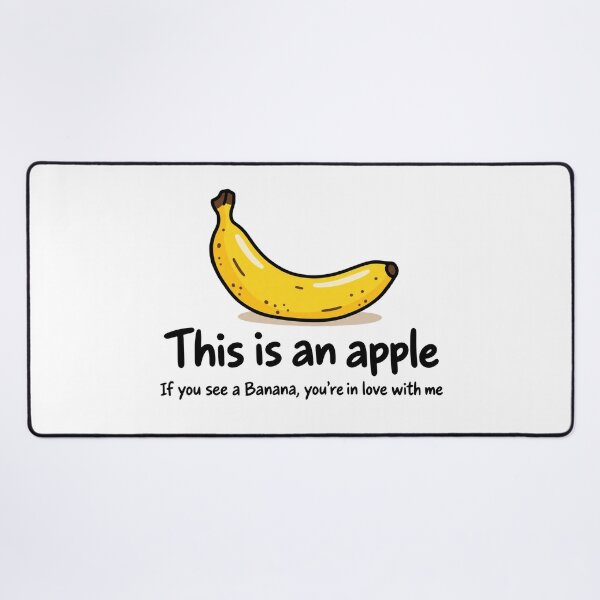 Item preview, This Is an Apple Banana Funny Fruit Joke designed and sold by MonkiFlipp.