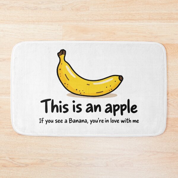 Item preview, This Is an Apple Banana Funny Fruit Joke designed and sold by MonkiFlipp.