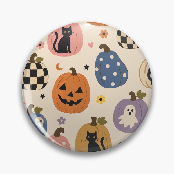 Item preview, Halloween pattern pumpkins designed and sold by Uniquememorable.