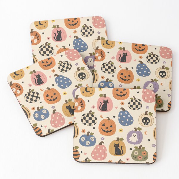 Item preview, Halloween pattern pumpkins designed and sold by Uniquememorable.