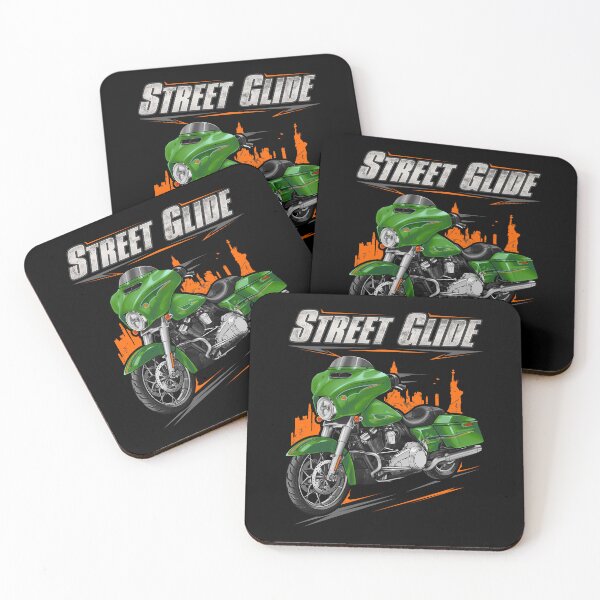 Item preview, Motorcycle Street Glide FLHX & FLHXI 2015 Radioactive Green for Motorcycle Riders designed and sold by MotoApparelHub.