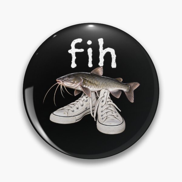 Item preview, Funny Catfish Sneakers Surreal Fishing Humor Design designed and sold by WILLIAMS-BR.