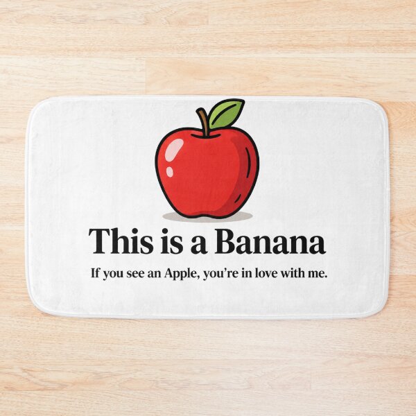 Item preview, This Is a Banana Apple Love Joke designed and sold by MonkiFlipp.