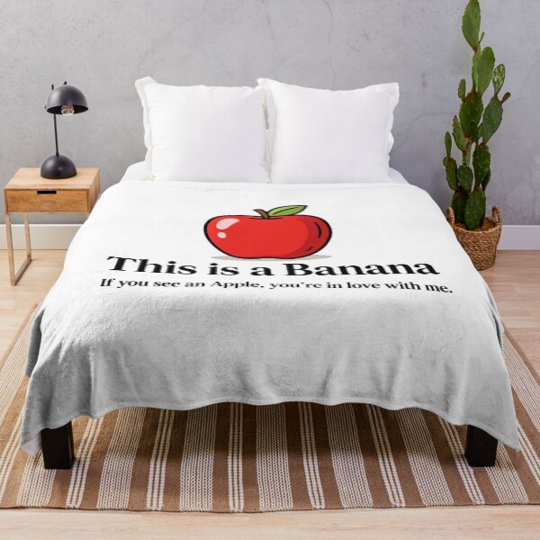 Item preview, This Is a Banana Apple Love Joke designed and sold by MonkiFlipp.