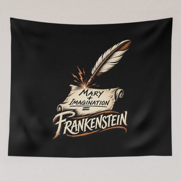 Item preview, Mary Shelley + Imagination = Frankenstein designed and sold by Fenay Designs.