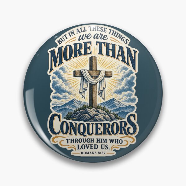 Item preview, More Than Conquerors Romans 8:37 designed and sold by SimplySelim.