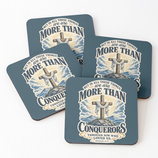 Item preview, More Than Conquerors Romans 8:37 designed and sold by SimplySelim.