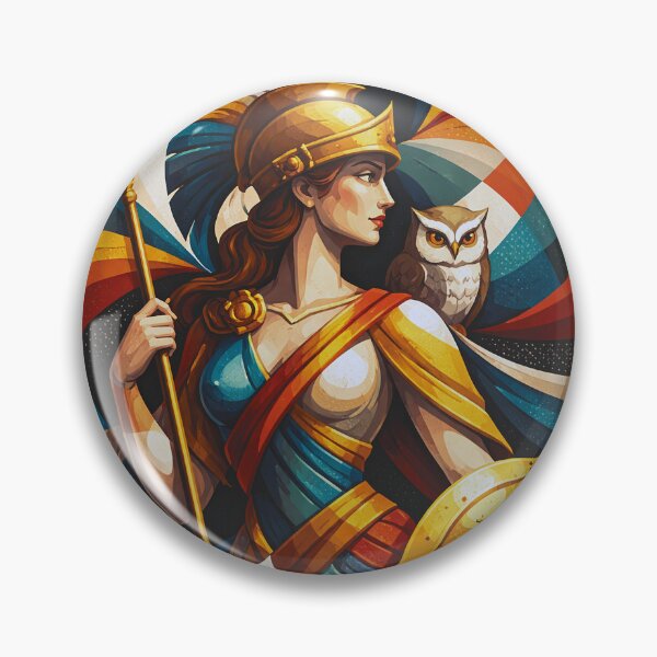 Item preview, Minerva Painting – Roman Goddess of Wisdom and War designed and sold by GalleryKauffeld.