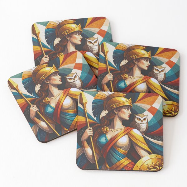 Item preview, Minerva Painting – Roman Goddess of Wisdom and War designed and sold by GalleryKauffeld.