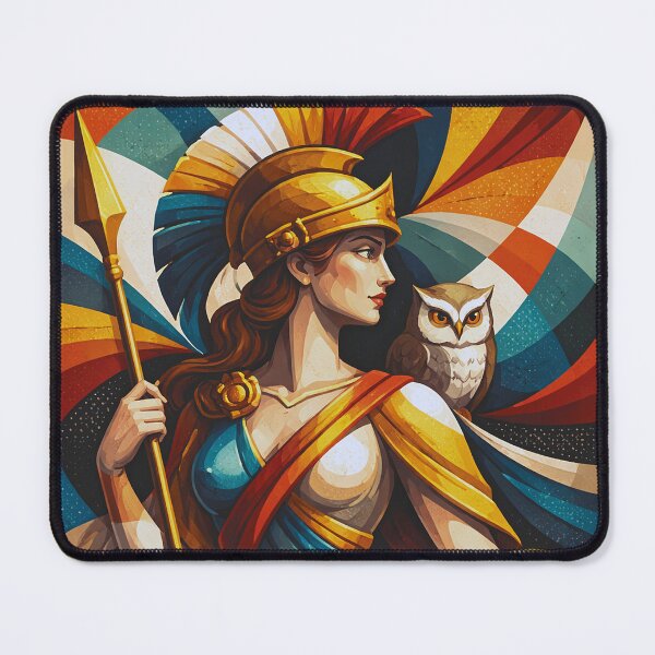 Item preview, Minerva Painting – Roman Goddess of Wisdom and War designed and sold by GalleryKauffeld.