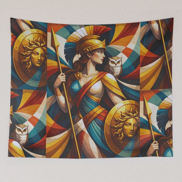 Item preview, Minerva Painting – Roman Goddess of Wisdom and War designed and sold by GalleryKauffeld.