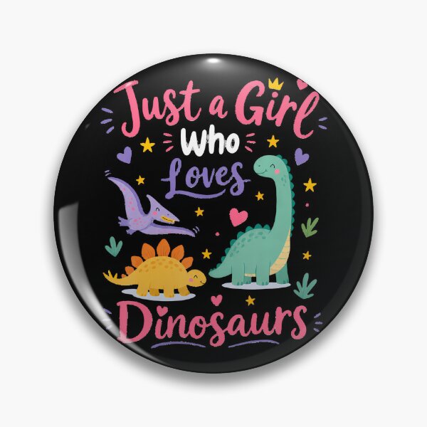 Item preview, Just A Girl Who Loves Dinosaurs Cartoon Design designed and sold by Krwasatoune.