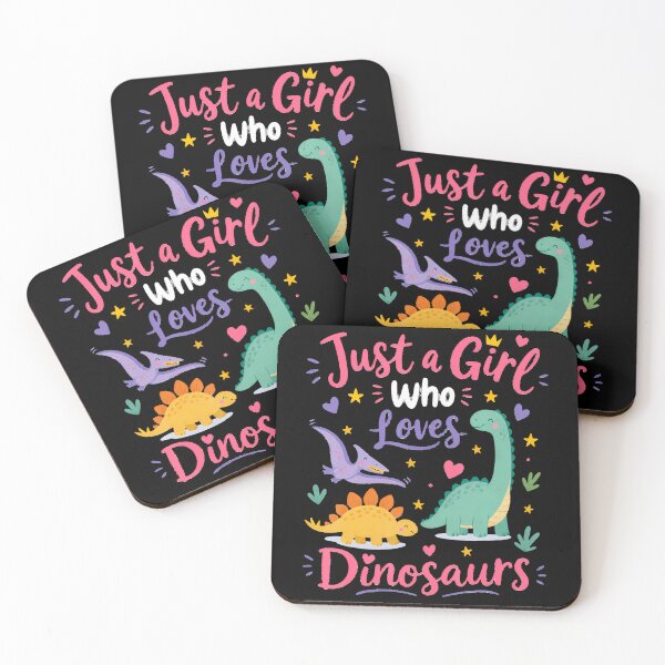 Item preview, Just A Girl Who Loves Dinosaurs Cartoon Design designed and sold by Krwasatoune.