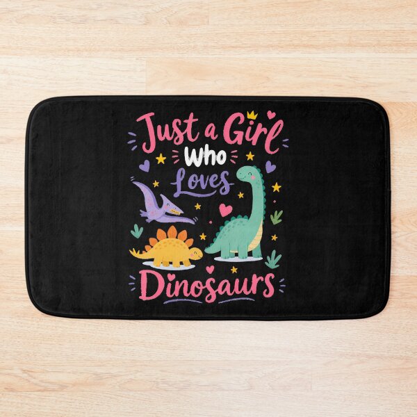Item preview, Just A Girl Who Loves Dinosaurs Cartoon Design designed and sold by Krwasatoune.