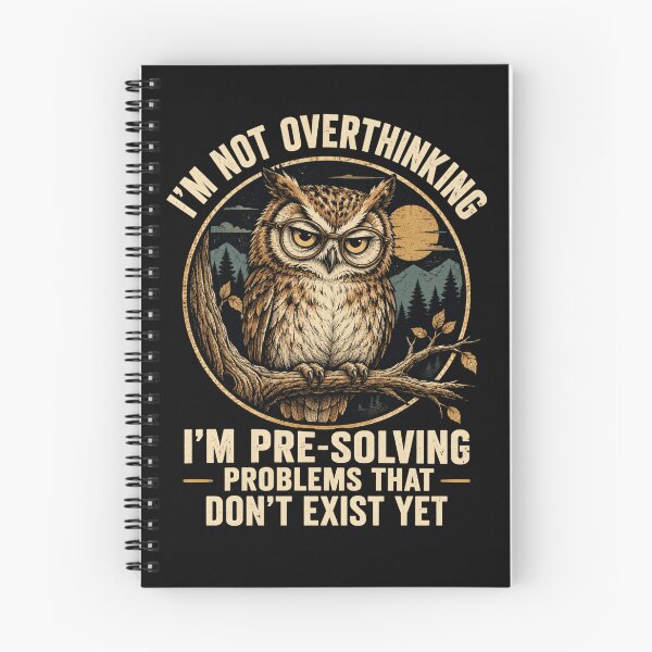 Item preview, owl lover humor vintage forest wisdom quote designed and sold by ROUX-ART.