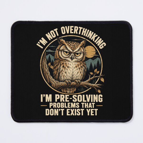 Item preview, owl lover humor vintage forest wisdom quote designed and sold by ROUX-ART.