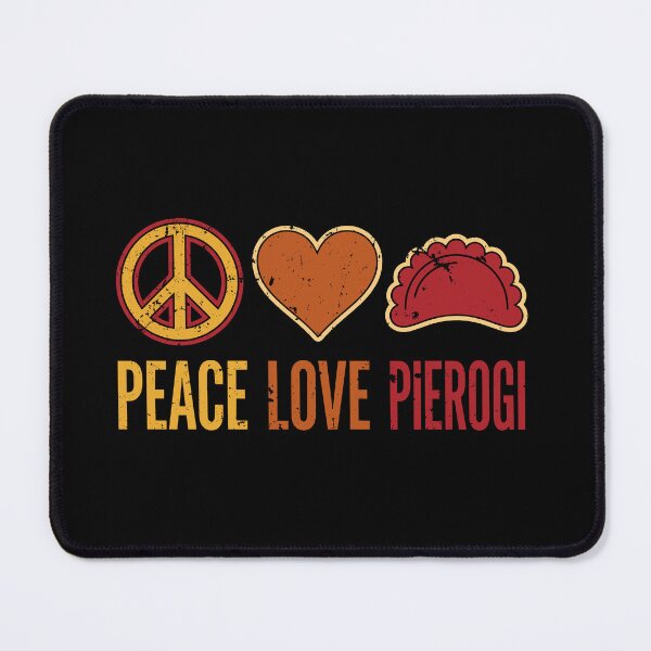 Item preview, Peace Love Pierogi Lover Groovy Aesthetic SEP-497 designed and sold by noberic.