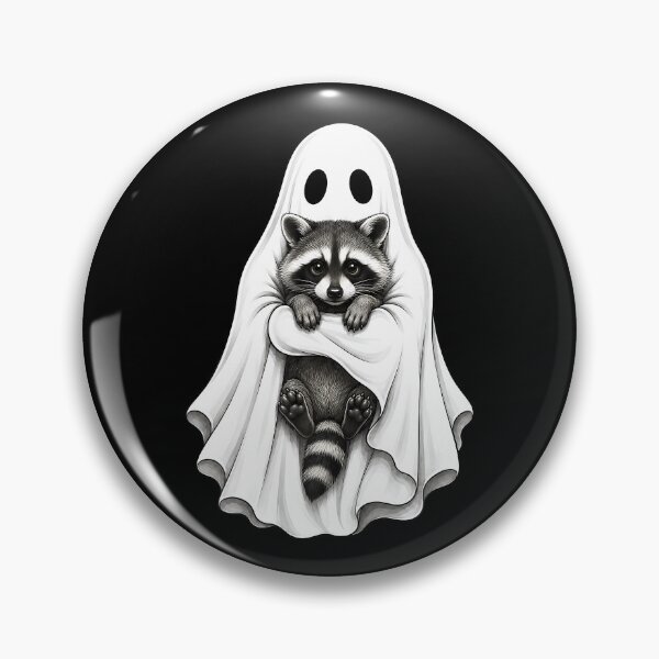Item preview, Ghost Raccoon Funny Halloween designed and sold by Krwasatoune.