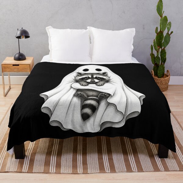 Item preview, Ghost Raccoon Funny Halloween designed and sold by Krwasatoune.