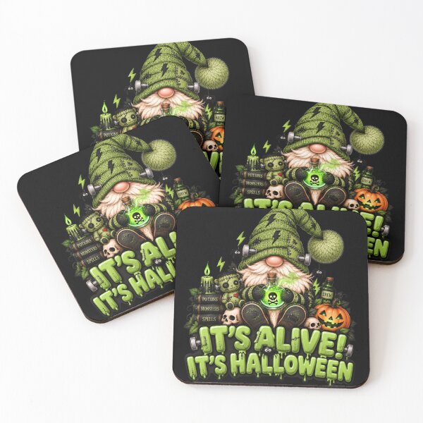 Item preview, It's Alive! It's Halloween – Cute Frankenstein Gnome Halloween Design designed and sold by Gapanaart.