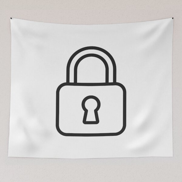Item preview, Padlock Security Line Icon designed and sold by VectorForge Studio.