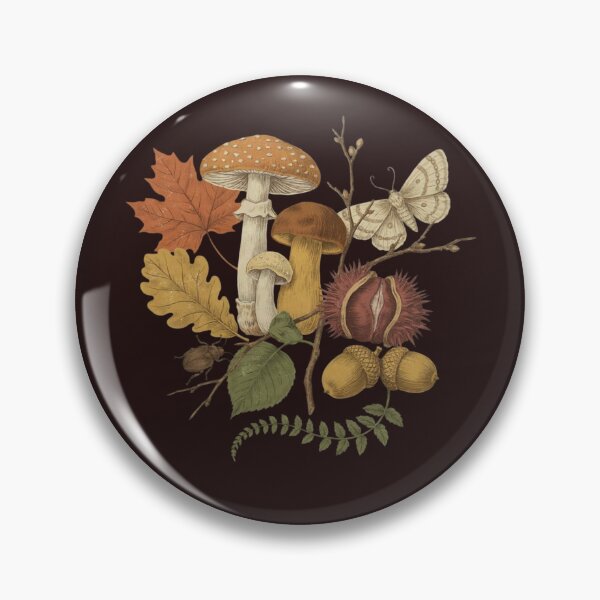 Item preview, Forest Finds Vintage Botanical Autumn Illustration designed and sold by WikaKowalczyk.
