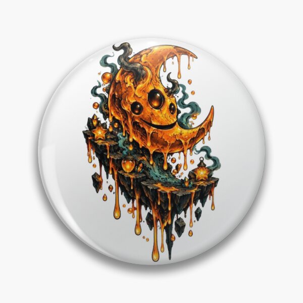 Item preview, Melting Halloween Moon designed and sold by TATOXIDE.