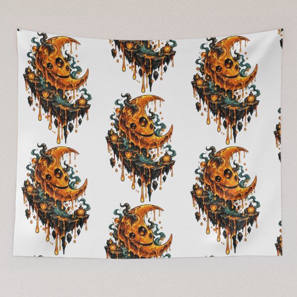 Item preview, Melting Halloween Moon designed and sold by TATOXIDE.