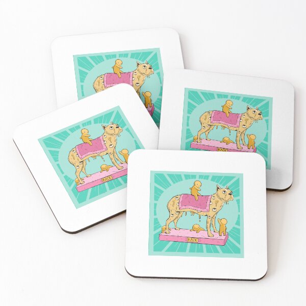 Item preview, Spotted Dog with Puppy Rider Illustration designed and sold by DRP-art.