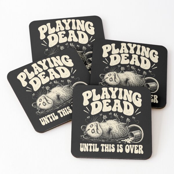 Item preview, Possum Playing Dead Funny Vintage Critter Graphic designed and sold by ROUX-ART.
