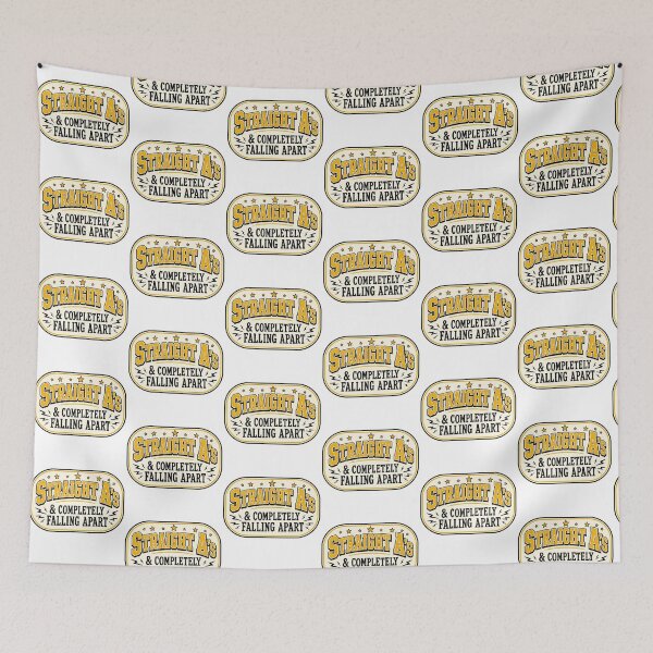Item preview, Straight As - and Completely Falling Apart Student Back to School designed and sold by RedRubyBubble.
